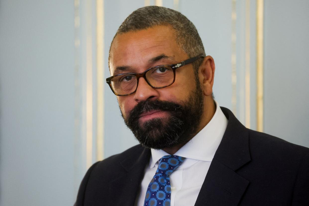 British foreign secretary James Cleverly (REUTERS)