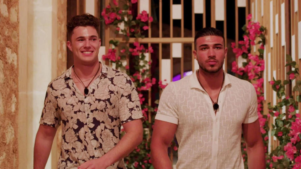 The bromance between Curtis Pritchard and Tommy Fury has been the most consistent relationship on 'Love Island' in 2019. (Credit: ITV)