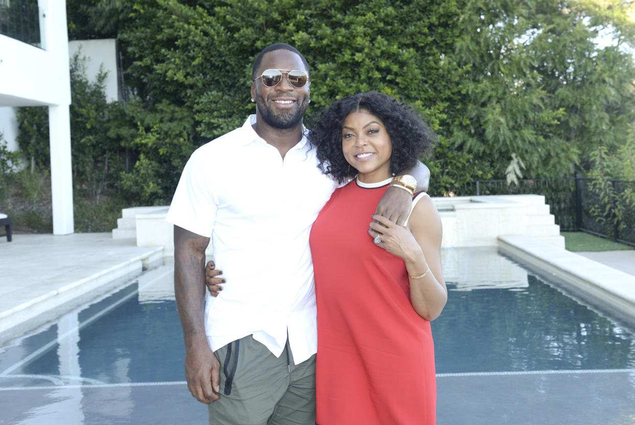 Taraji P. Henson and Kelvin Hayden in September 2018.