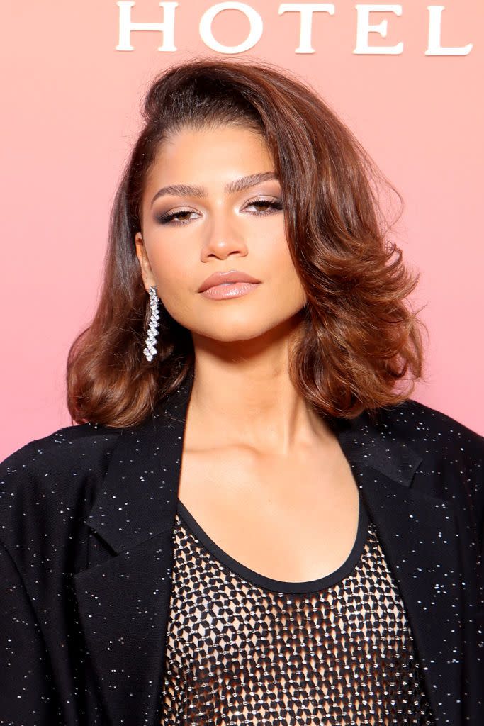 short hairstyles for thick hair zendaya