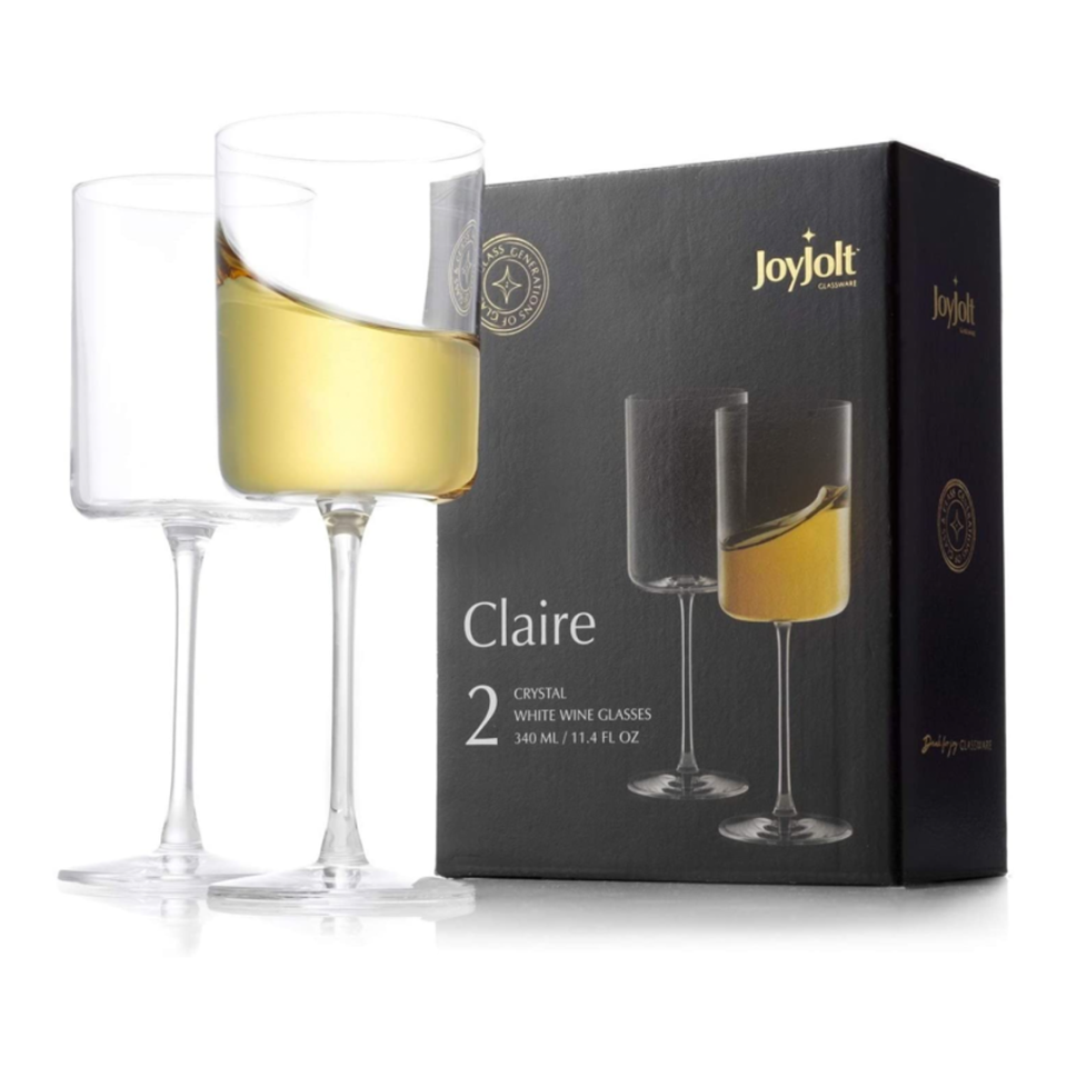 10) White Wine Glasses – Claire Collection