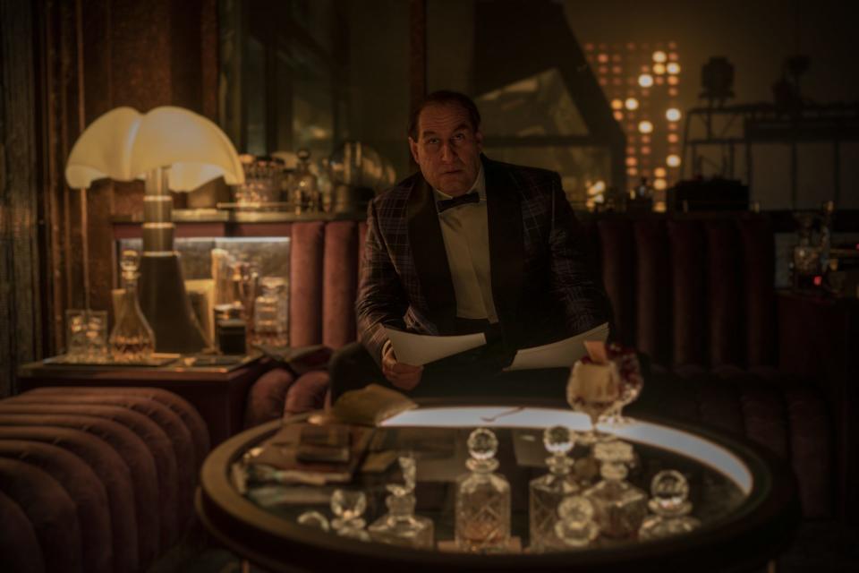 The Penguin in his fancy home in a still from Batman 2022