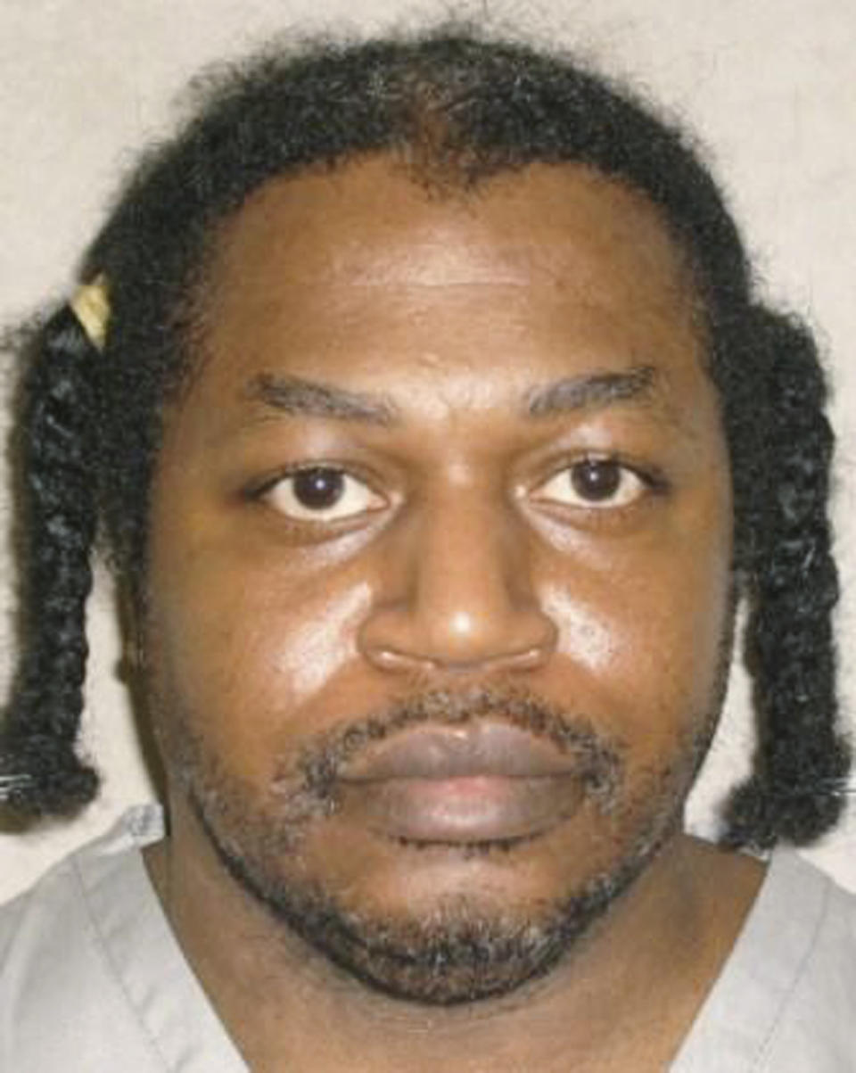 FILE - This June 29, 2011 file photo provided by the Oklahoma Department of Corrections shows Charles Warner. Warner is one of is one of two Oklahoma death row inmates scheduled to be executed who have sued state corrections officials to obtain details about the lethal drugs that will be used to execute them, including their source. (AP Photo/Oklahoma Department of Corrections, File)