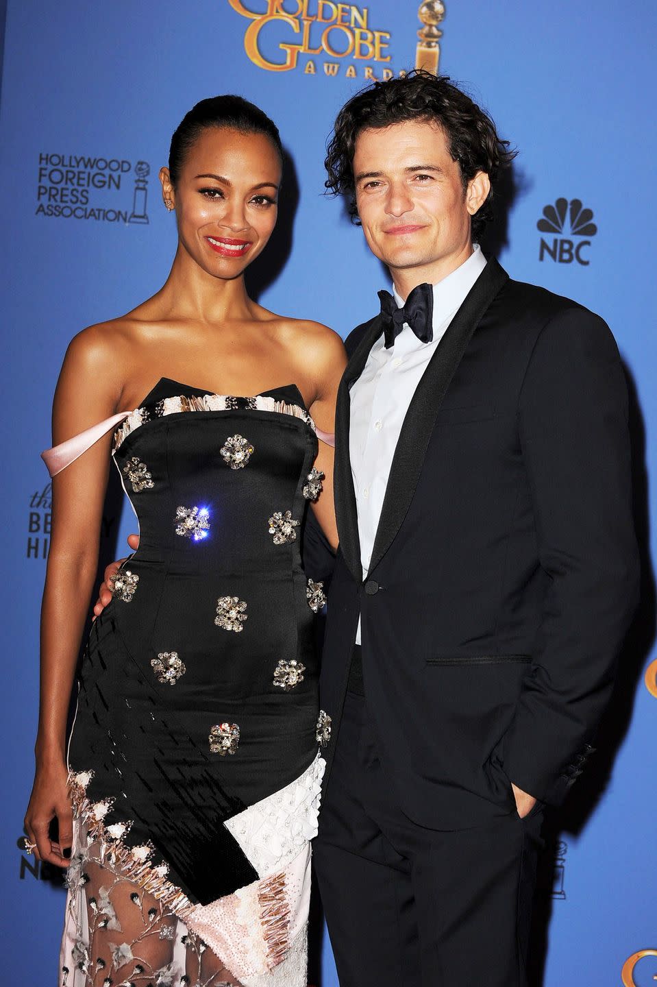 Orlando Bloom on Zoe Saldana