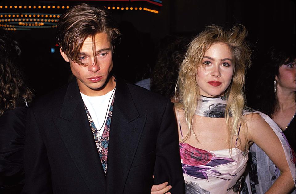 Brad Pitt y Christina Applegate