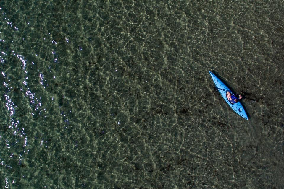 Goose Rocks Beach is a serene spot for a fall paddle