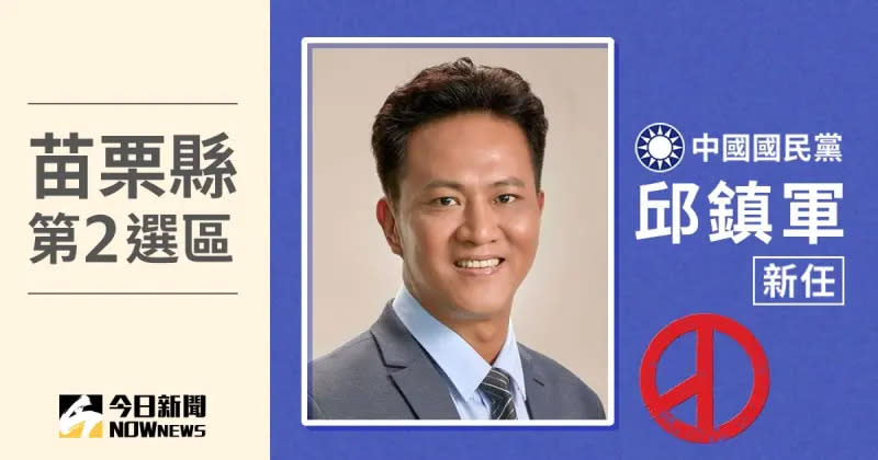 ▲第11屆立委選舉苗栗縣第2選區，由國民黨候選人邱鎮軍當選，得票數89,111、得票率55.05%。（圖／NOWnews社群中心製圖）