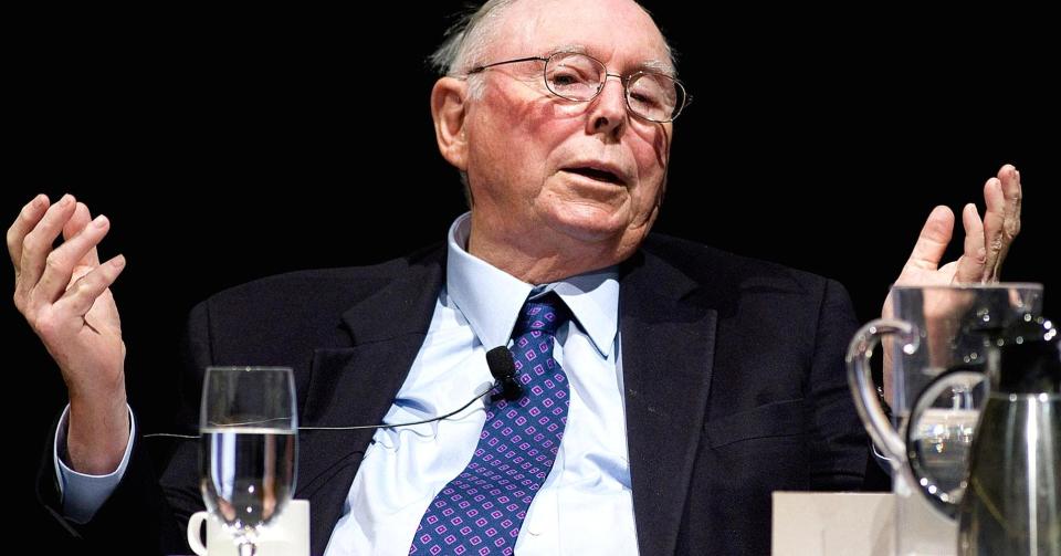 Berkshire Hathaway vice chairman Charlie Munger