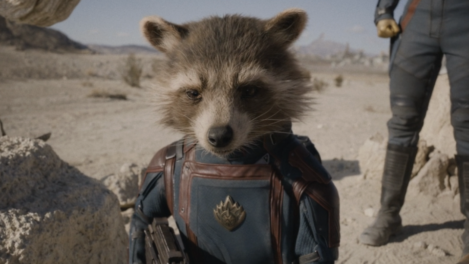 Rocket Raccoon in Guardians of the Galaxy Vol. 3