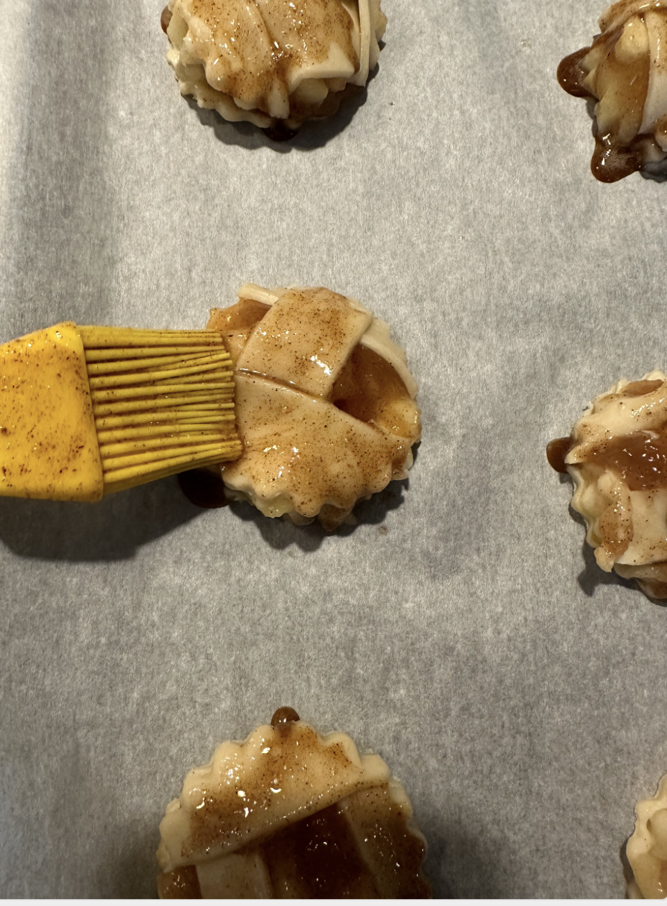 cookies on a parchment paper