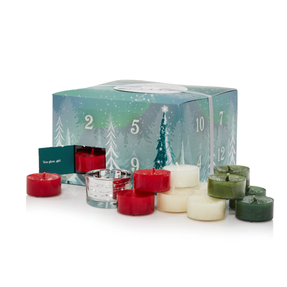 <p><a href="https://go.redirectingat.com?id=74968X1596630&url=https%3A%2F%2Fwww.yankeecandle.com%2Fyankee-candle%2Faccessories-gifts%2Fgift-sets%2Fyankee-candle%25EF%25B8%258F-advent-calendar---24-holiday-tea-lights%2FORCL_1738594.html&sref=https%3A%2F%2Fwww.harpersbazaar.com%2Fbeauty%2Fhealth%2Fg45822012%2Fbest-candle-advent-calendars%2F" rel="nofollow noopener" target="_blank" data-ylk="slk:Shop Now;elm:context_link;itc:0;sec:content-canvas" class="link ">Shop Now</a></p><p>Advent Calendar - 12 Holiday Tea Lights</p><p>yankeecandle.com</p><p>$18.00</p><span class="copyright">Yankee Candle</span>