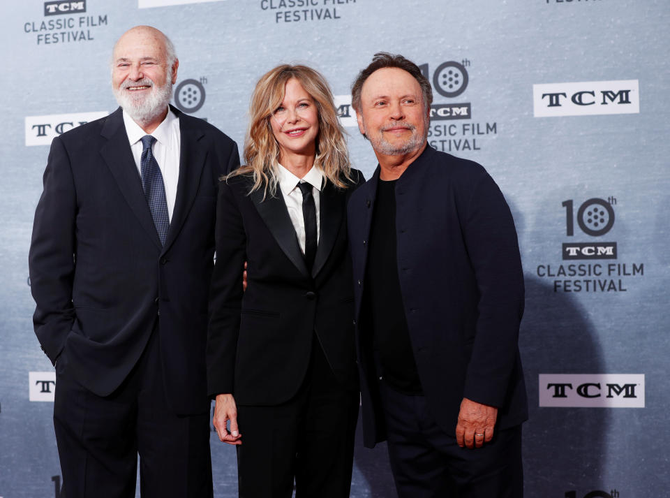 Director of the movie Rob Reiner, Billy Crystal and Meg Ryan (Credit: Reuters)