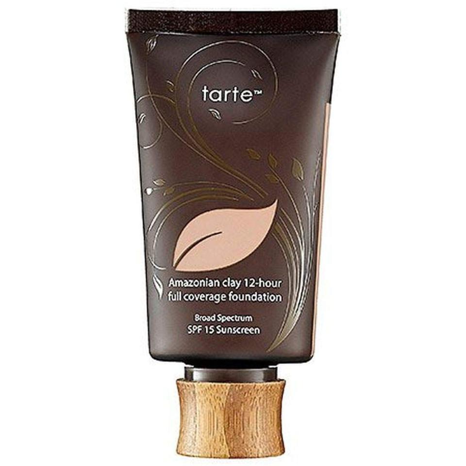 4) Tarte Amazonian Clay Full Coverage Foundation SPF 15