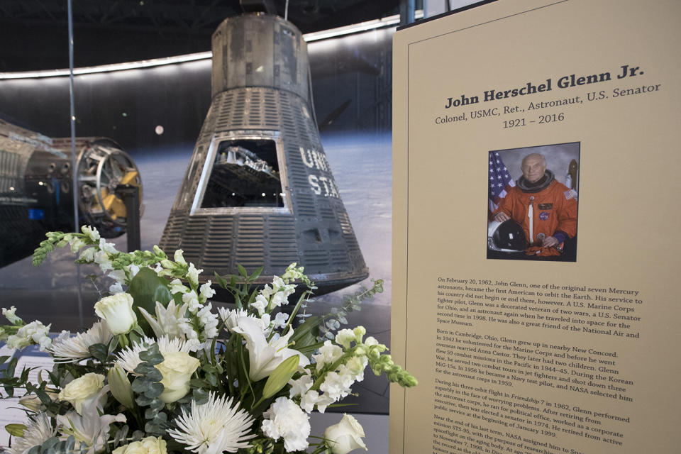 Smithsonian’s National Air and Space Museum honors US astronaut John Glenn