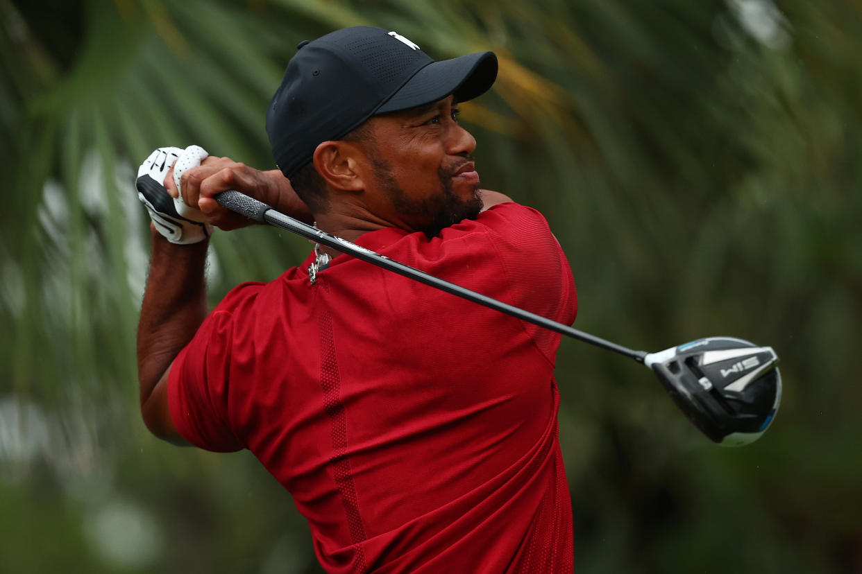 Tiger Woods spoke out on Monday, one week after George Floyd's death. (Mike Ehrmann/Getty Images for The Match)