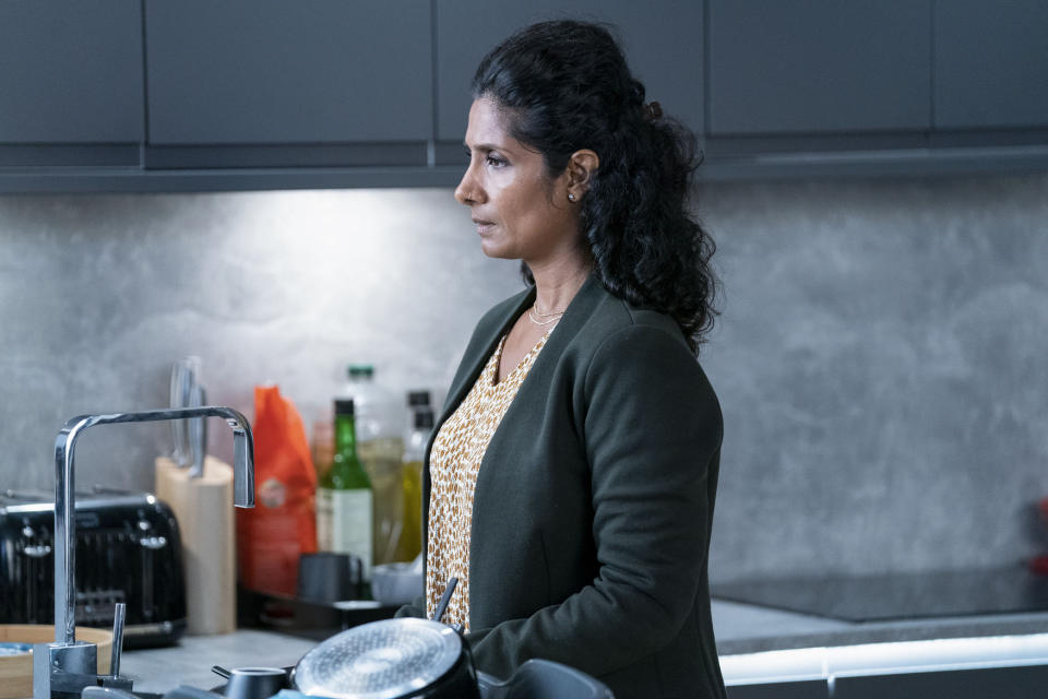 EastEnders,01-11-2022,6583,EastEnders|Suki Kaur Panesar (BALVINDER SOPAL),***EMBARGOED TILL TUESDAY 25TH OCTOBER 2022*** , BBC, Jack Barnes/Kieron McCarron