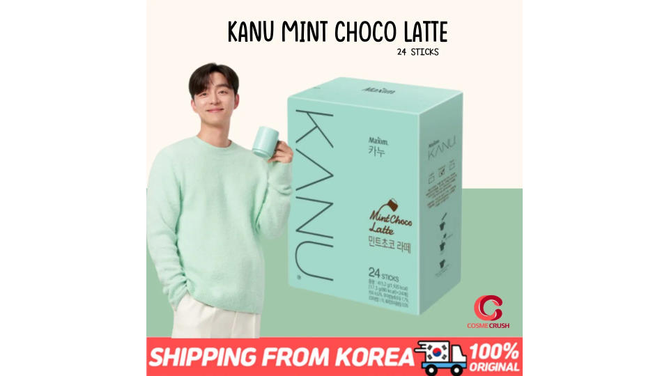 MAXIM KANU MINT CHOCO LATTE 24 /8 sticks - SHIPPING FROM SOUTH KOREA. (Photo: Lazada SG)