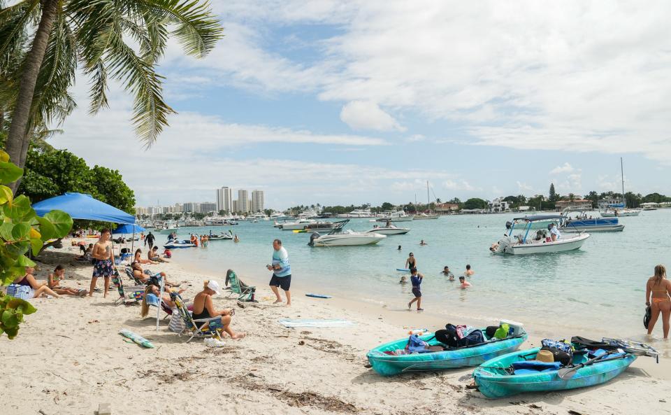 About 700 locals celebrated Labor Day on Peanut Island, Monday September 4, 2023 in Riviera Beach.  