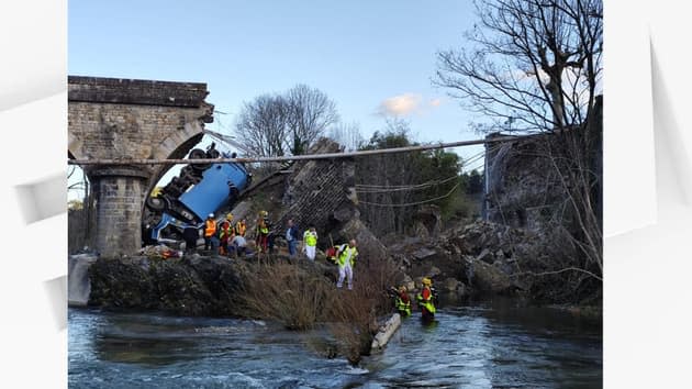 Gard un pont s effondre au passage d un poids lourd le