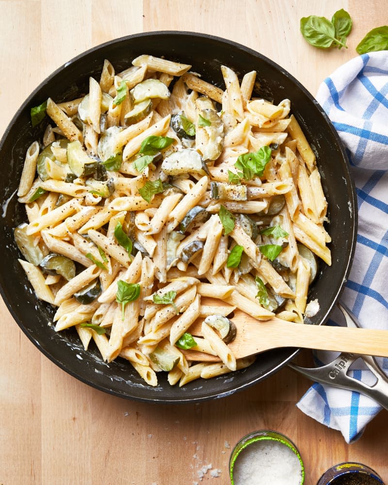 One-Pot Creamy Zucchini Pasta