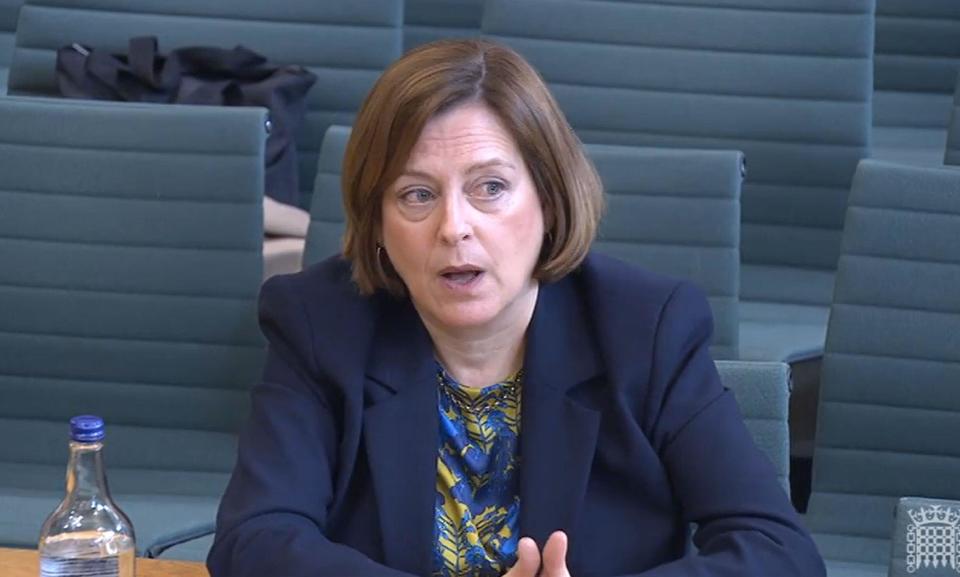 Dame Melanie Dawes, Chief Executive, Ofcom, giving evidence to the Digital, Culture, Media and Sport Select Committee at the House of Commons, London, on the subject of the work of Ofcom. Picture date: Tuesday March 14, 2023.