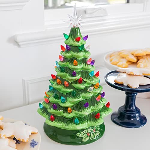 1) Ceramic Tabletop Christmas Tree