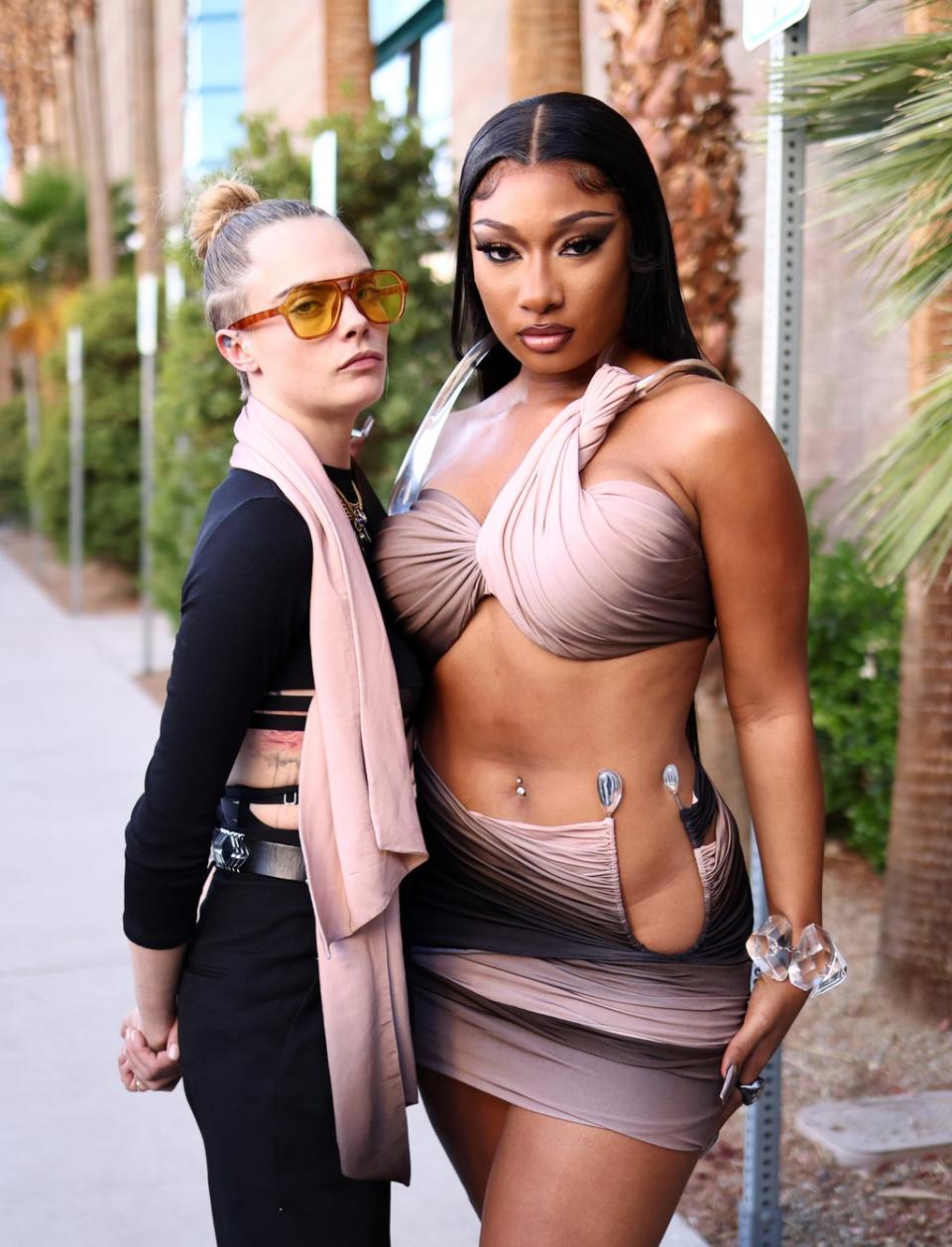 Cara Delevingne and Megan Thee Stallion (Getty Images for MRC)