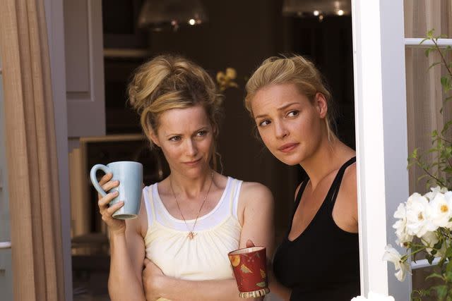 <p>Suzanne Hanover/Universal/Kobal/Shutterstock </p> Leslie Mann and Katherine Heigl in 'Knocked Up,' 2007