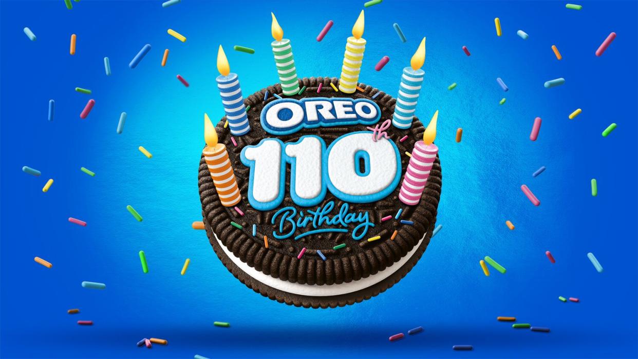 Oreo is celebrating it's 100th anniversary with these new chocolate confetti cake cookies.