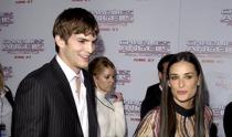  Premiere: <a href="/movie/contributor/1800354733" data-ylk="slk:Ashton Kutcher;elm:context_link;itc:0;sec:content-canvas" class="link ">Ashton Kutcher</a> and <a href="/movie/contributor/1800012196" data-ylk="slk:Demi Moore;elm:context_link;itc:0;sec:content-canvas" class="link ">Demi Moore</a> with Tallulah Belle at the LA premiere of Columbia's <a href="/movie/1807839027/info" data-ylk="slk:Charlie's Angels: Full Throttle;elm:context_link;itc:0;sec:content-canvas" class="link ">Charlie's Angels: Full Throttle</a> - 6/18/2003<br>Photo: <a href="http://www.wireimage.com" rel="nofollow noopener" target="_blank" data-ylk="slk:Steve Granitz, Wireimage.com;elm:context_link;itc:0;sec:content-canvas" class="link ">Steve Granitz, Wireimage.com</a>
