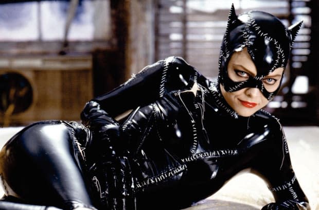 Michelle Pfeiffer as Catwoman (Selina Kyle) in "<a href="https://parade.com/1121135/samuelmurrian/batman-quotes/" rel="nofollow noopener" target="_blank" data-ylk="slk:Batman;elm:context_link;itc:0;sec:content-canvas" class="link ">Batman</a> Returns"<p>Warner Bros.</p>