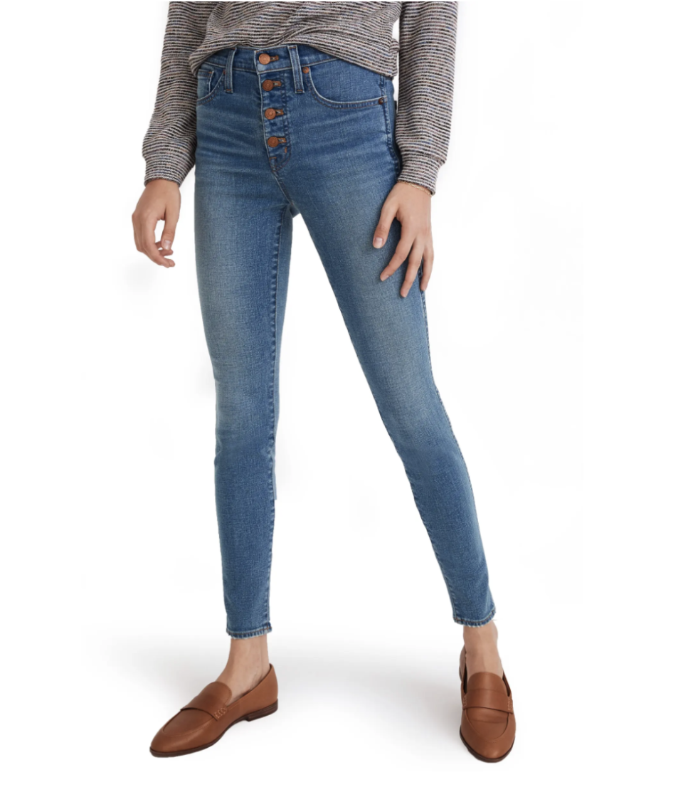 Madewell Button Front High Waist Skinny Jeans - Nordstrom, $68 (originally $135)