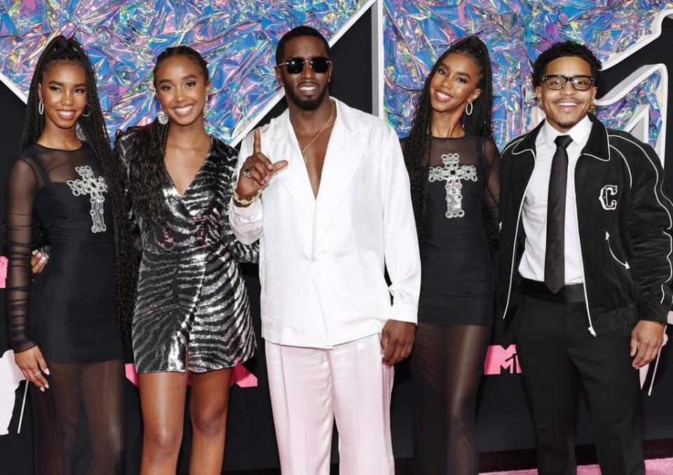 Sean Combs, Jessie Combs, Chance Combs, D'Lila Combs, Justin Combs, 2023 MTV Video Music Awards