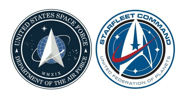 The Pentagon has yet to explain why the two logos look so similar: CBS