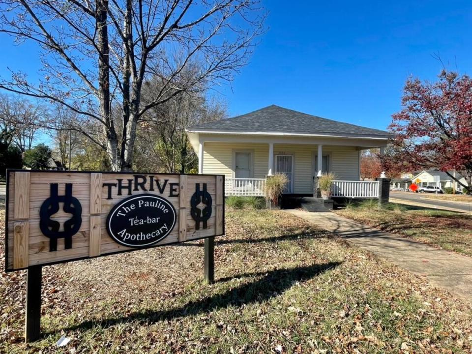 As part of Historic West End Partners’ “Thrive” revitalization, The Pauline Tea-Bar Apothecary’s second location will be in a yellow house on Beatties Ford Road in Charlotte.