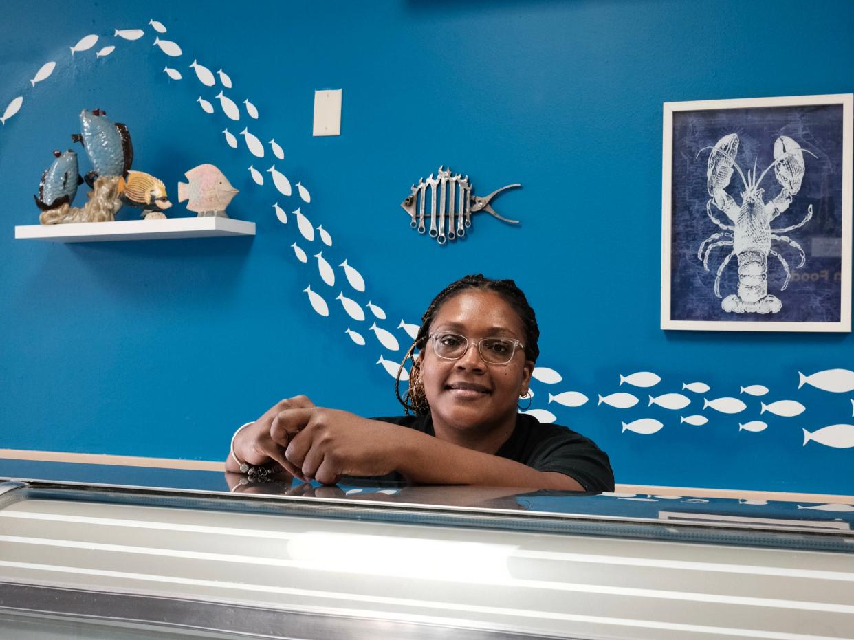 Devonna Cutts is the manager of Showalter's Seafood Market and Carryout.
