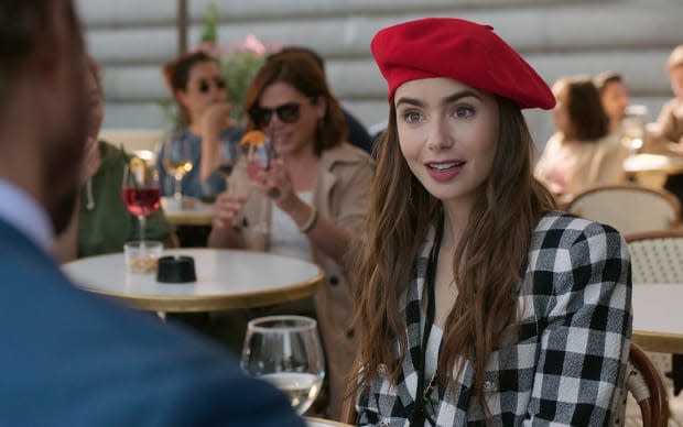 Lily Collins in "Emily In Paris"<p>Netflix</p>