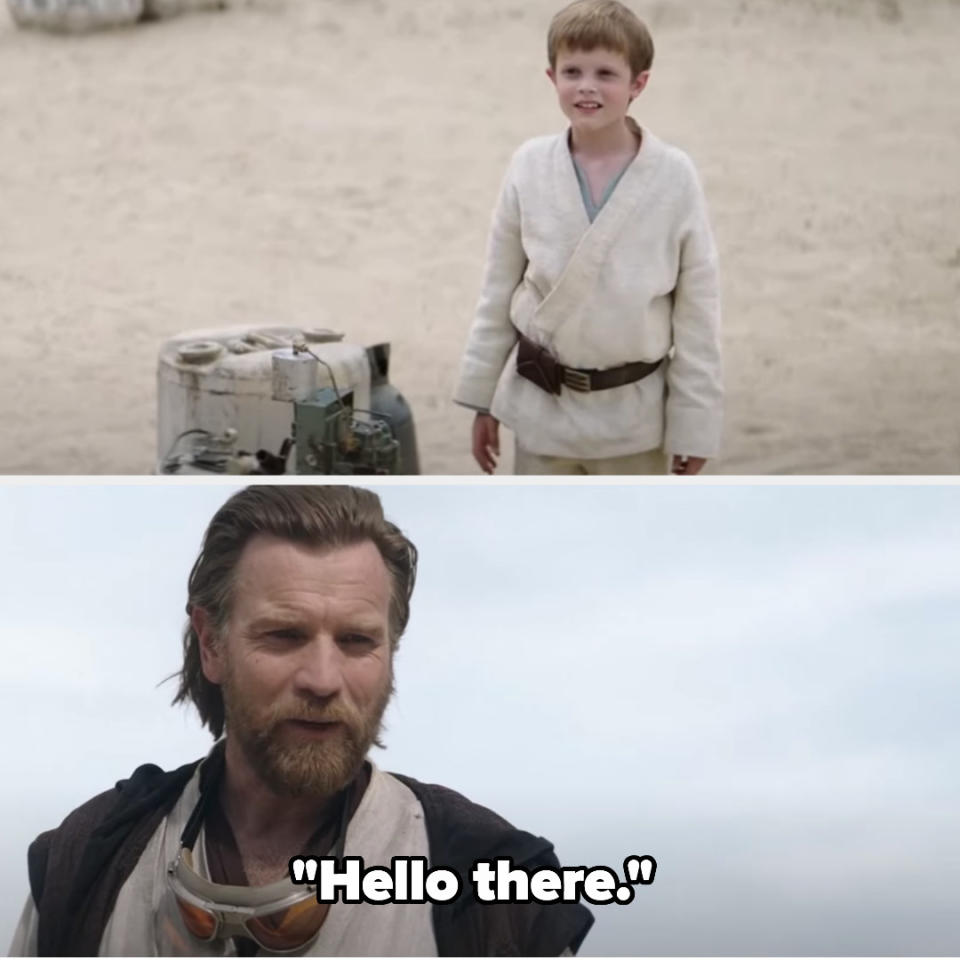 Screen shots from "Obi-Wan Kenobi"