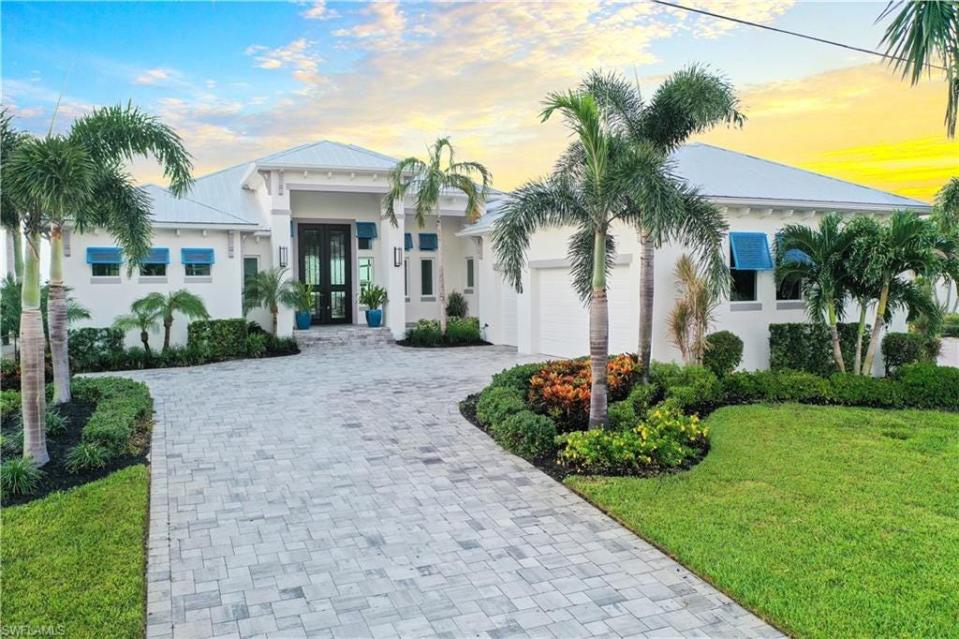 This home located at 3817 SE 21st Place is one of the most expensive homes listed in Cape Coral for November 2023.