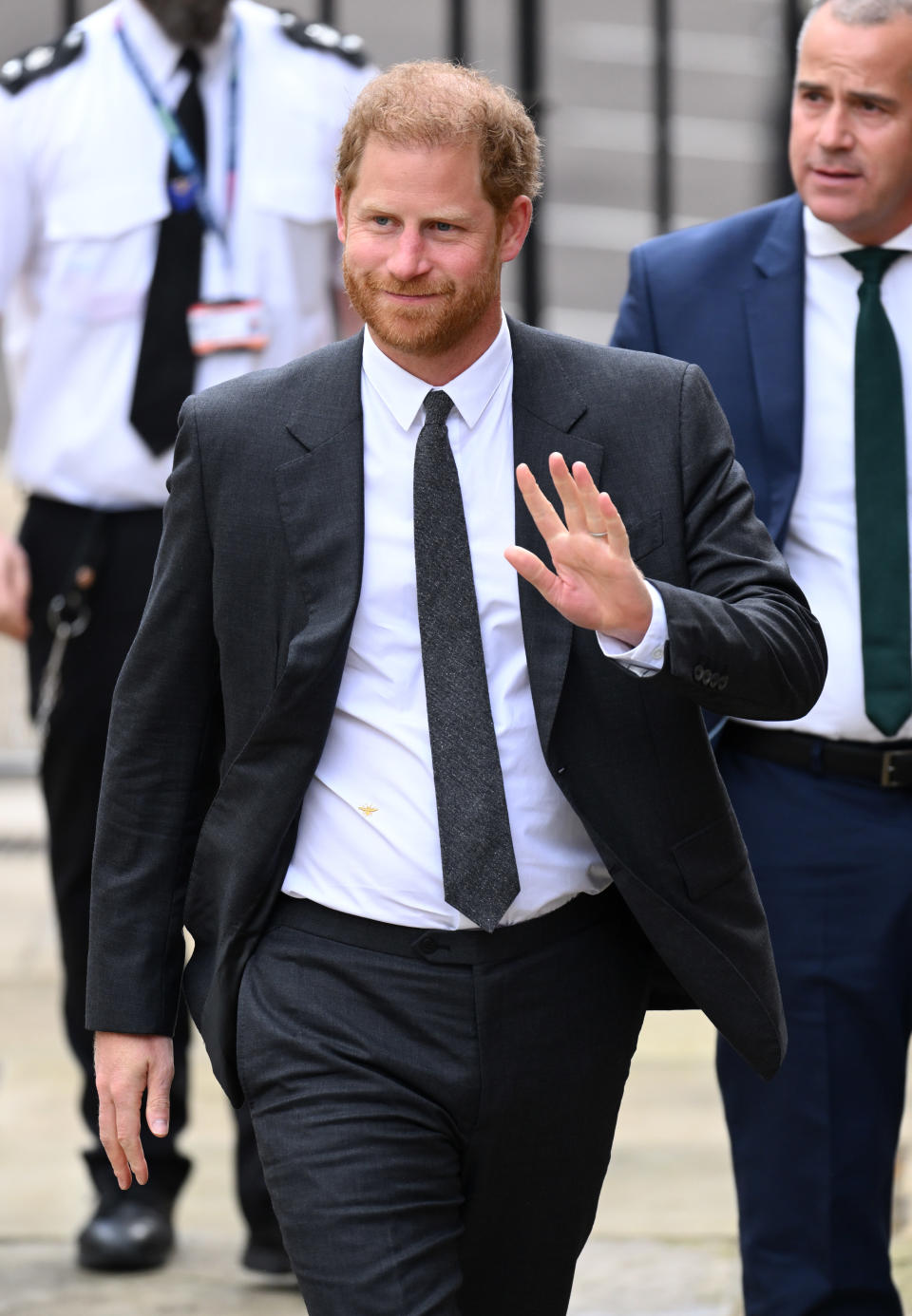 LONDON, ENGLAND - MARCH 30: Prince Harry, Duke of Sussex attends the Royal Courts of Justice as the lawsuit against the Associated Newspapers enters its final day on March 30, 2023 in London, England. Prince Harry is one of several claimants in a lawsuit against Associated Newspapers, publisher of the Daily Mail. (Photo by Karwai Tang/WireImage)