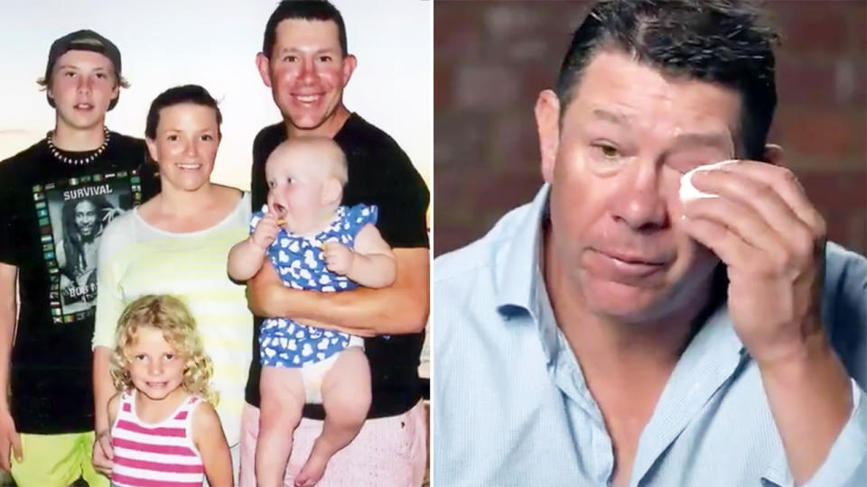 Brett Ratten, pictured here discussing his son Cooper's death.