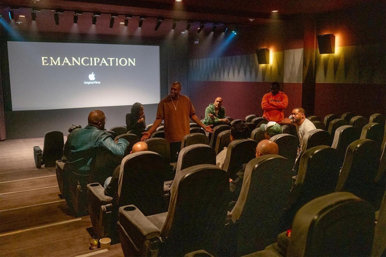 https://www.instagram.com/p/CkHH5ojSXIa/?hl=en willsmith Verified EPIC night!! Thanx for coming to see #Emancipation. Hope ya’ll enjoyed!! @davechappelle @cblacksmith @badgalriri @kenyabarris @officialfawn @tylerperry @asaprocky @westbrook @appletvplus