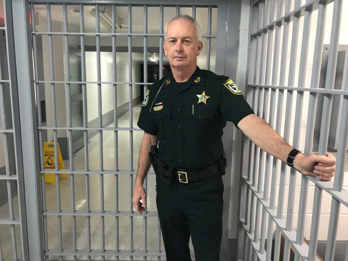 Franklin County Sheriff A.J. Smith poses for a photo at the Franklin County Jail.