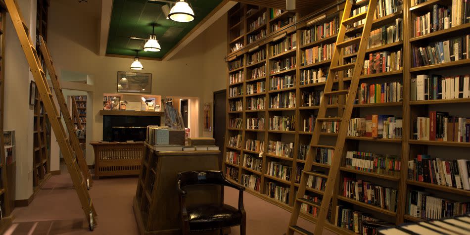 <p>Oklahoma's largest indie bookstore, <a href="https://fullcirclebooks.com/" rel="nofollow noopener" target="_blank" data-ylk="slk:Full Circle Bookstore;elm:context_link;itc:0;sec:content-canvas" class="link ">Full Circle Bookstore</a> has more than 60,000 new titles in stock. The store is basically the epitome of a perfect bookshop: They have 13-foot oak bookcases complete with rolling ladders, and wood-burning fireplaces with comfortable seats to make it extra cozy. Their staff is also all book lovers themselves, so you know they'll be super helpful. </p>