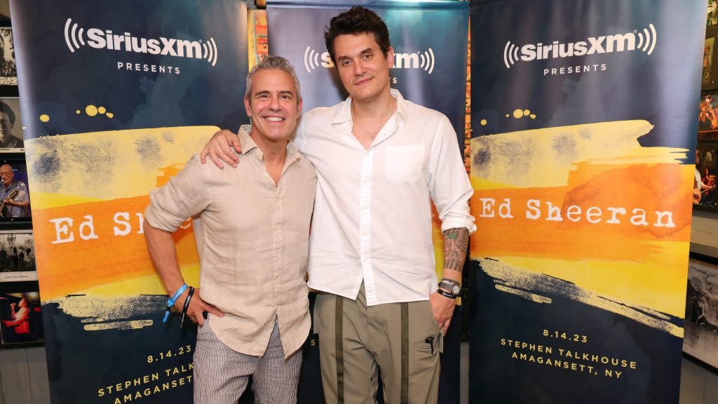 Andy Cohen and John Mayer