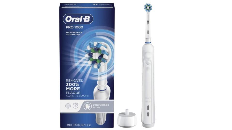 Oral-B Pro 1000 Electric Toothbrush with Brush Head. (Image via Amazon)