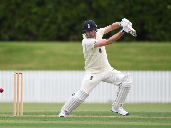 Dom Sibley scores a century against New Zealand XI (Getty)