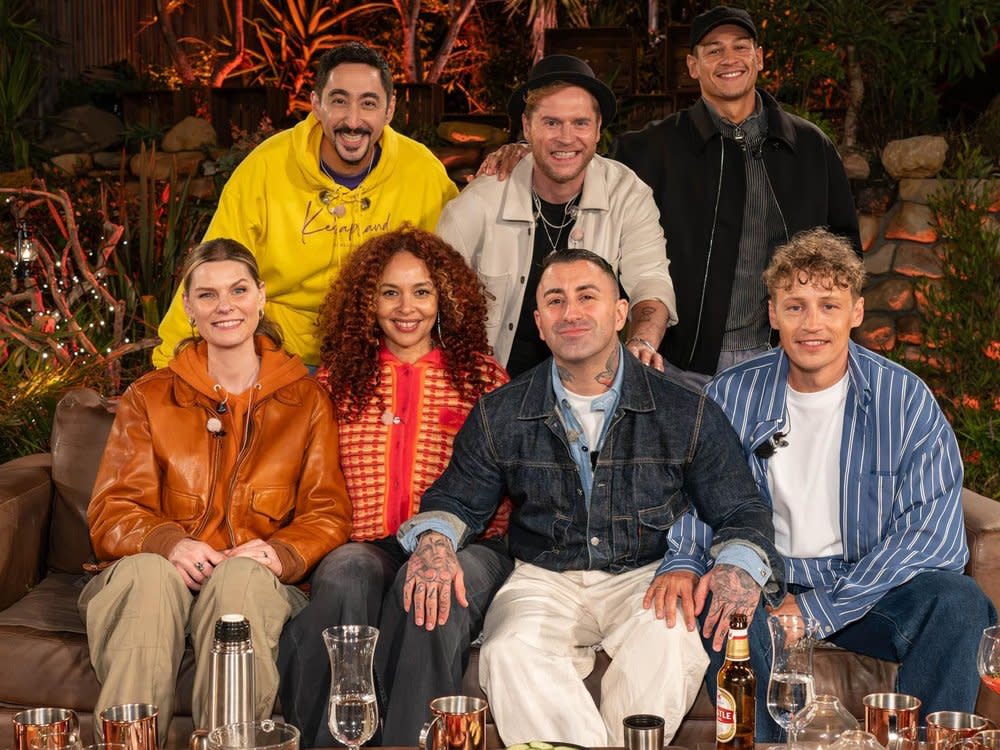 "Sing meinen Song - Das Tauschkonzert": Eva Briegel, Eko Fresh, Joy Denalane, Johannes Oerding, Sammy Amara, Emilio und Tim Bendzko (v.l.). (Bild: RTL / Markus Hertrich)