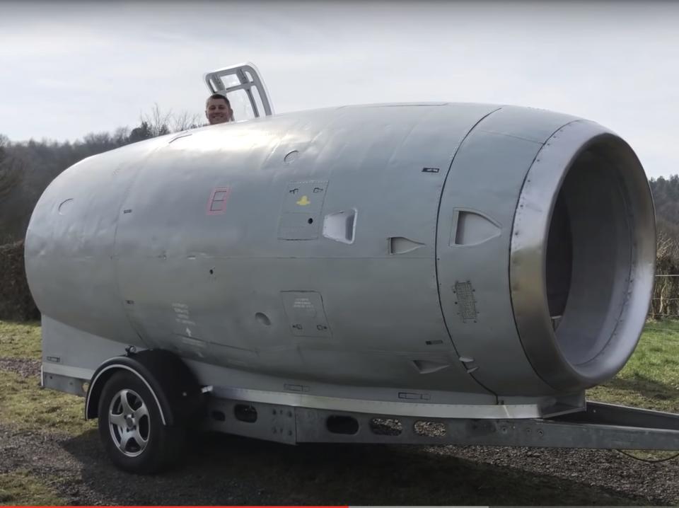 VC10 jet engine trailer - Steve Jones