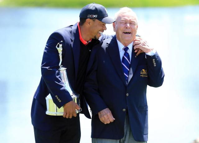 Arnold Palmer Quote: “If Tiger Woods slamming his club into the ground is  the biggest worry